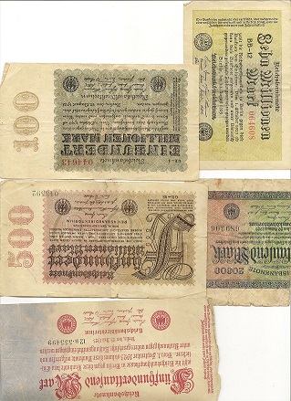 Collection-Of-German-Banknotes