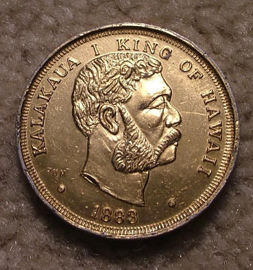 1883-Hawaii-1-D-Aluminum?-|-Replica-Dollar