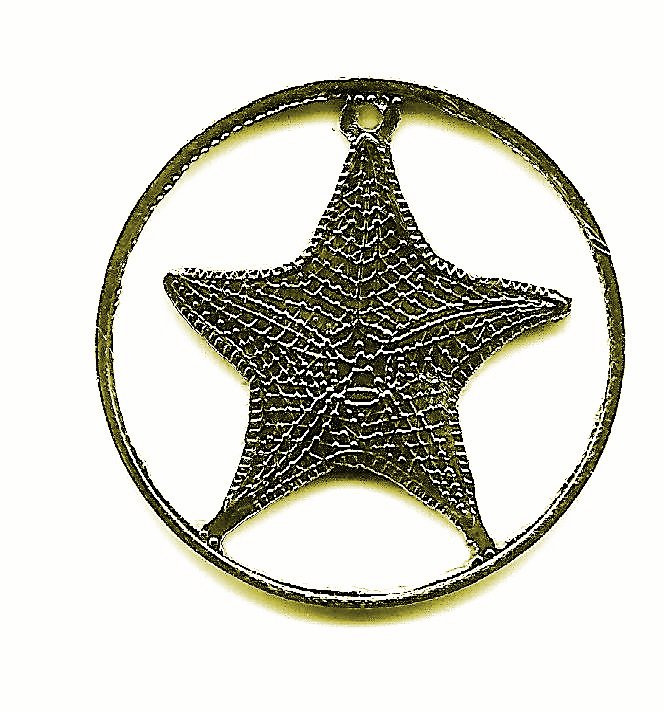 Echinoderm-Bahamas-1-Cent-1960