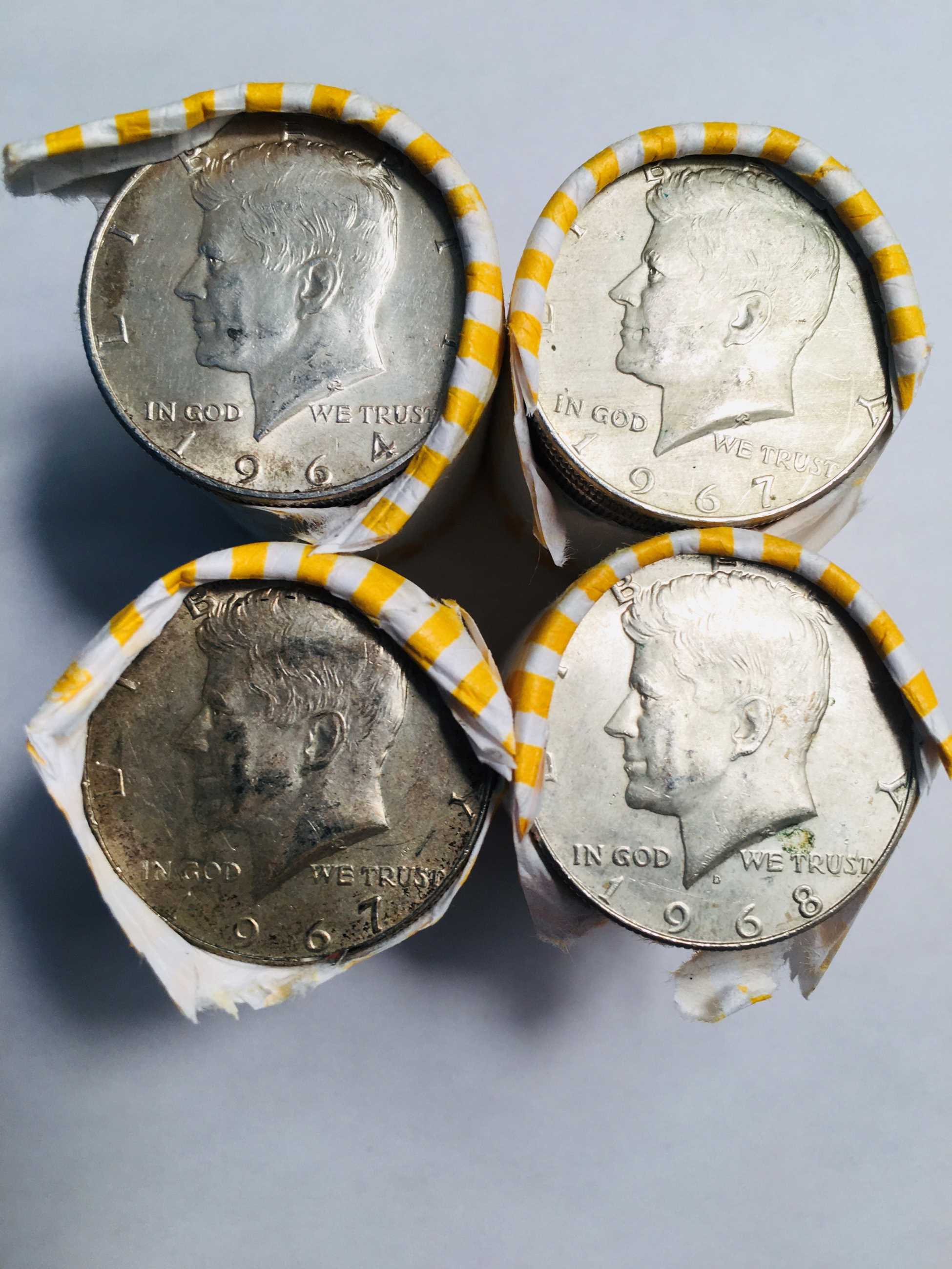 Four-Enders-In-A-Loomis-Box.--How-Many-More-Silver-Coins-Did-I-Find?