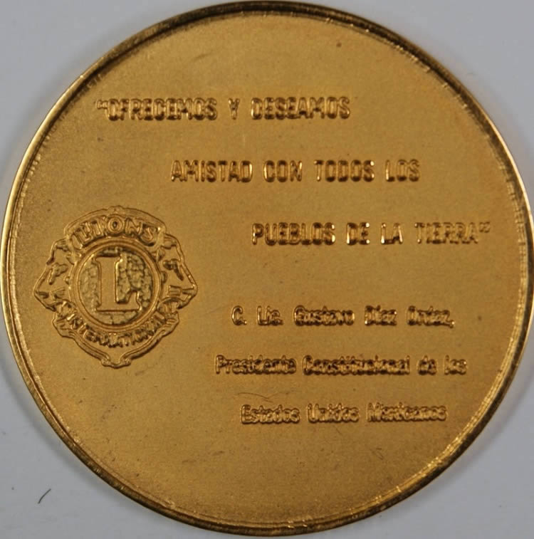 1968-Mexico-Olympic-Gold-Coin/Medal
