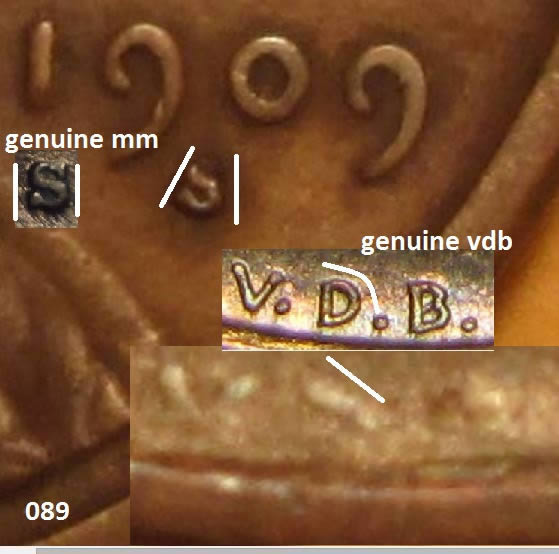Counterfeit-1909-S-VDB-Lincoln-Cent---Relisted