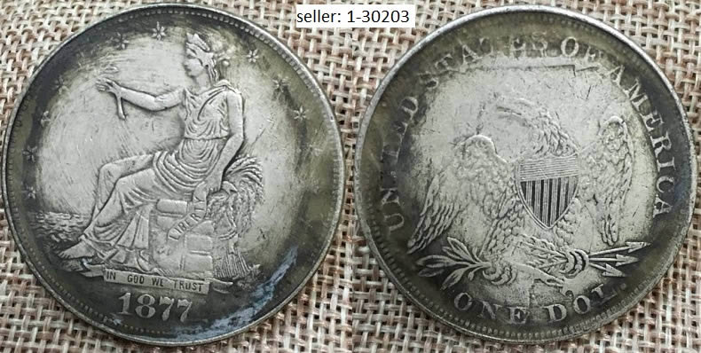 Counterfeit-1877-Trade-Dollar-And-1888-Morgan-Dollar