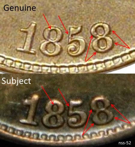 Counterfeit-1858-Flying-Eagle-Cent