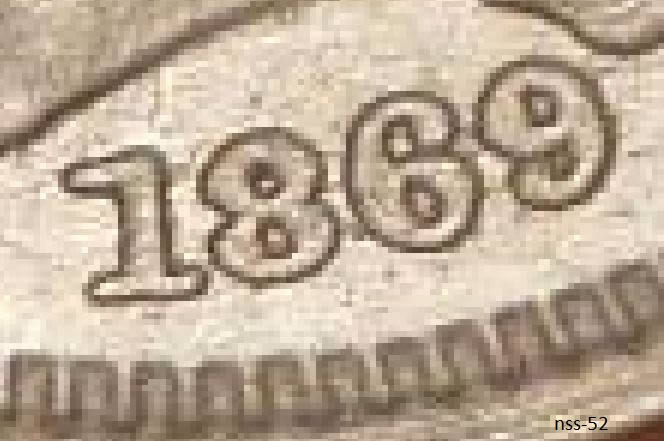 Counterfeit-1869-Three-Cent-Nickel-/-Trime