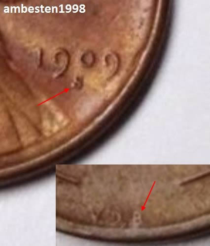 Counterfeit-1909-S-VDB-Lincoln-Cent---Ambesten1998