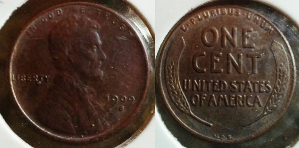 Counterfeit-1909-S-VDB--Lincoln-Cent---Babielovestore