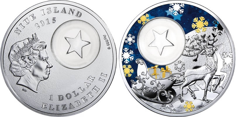 Post-A-Christmas-Or-Holiday-Themed-Coin,-Medal-Or-Token.