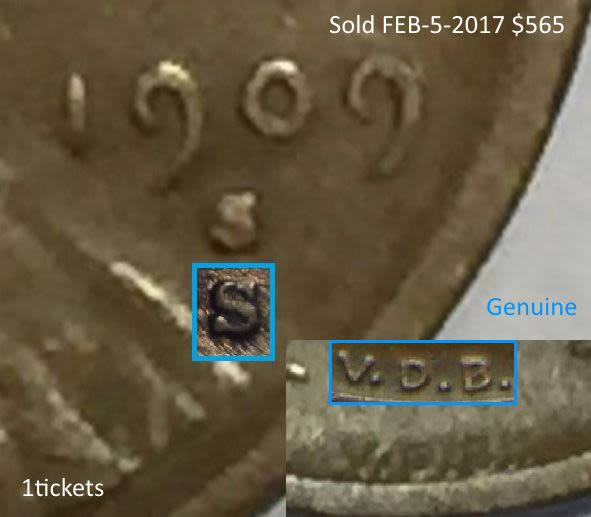 1909-S-VDB-Lincoln-Cent-Genuine?