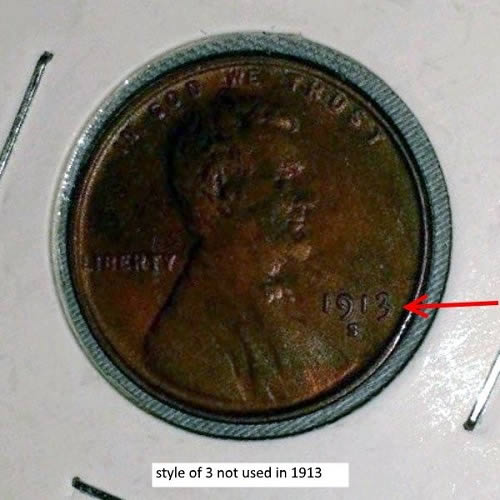 1913-S-Lincoln-Penny-With-Unusual-Font-On-The-3-In-The-Date?