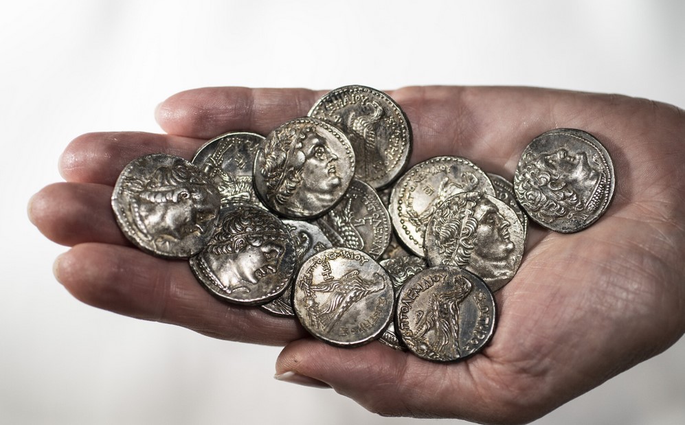 Hoard-Of-Ptolemy-VI-Tetradrachms-Found-In-Cave