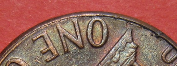 1985-Lincoln-Memorial-Cent---Counterfeit-Rotated-Dies-130-Degrees