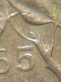 1965-0ne-Cent-Pointed-5-Doubling