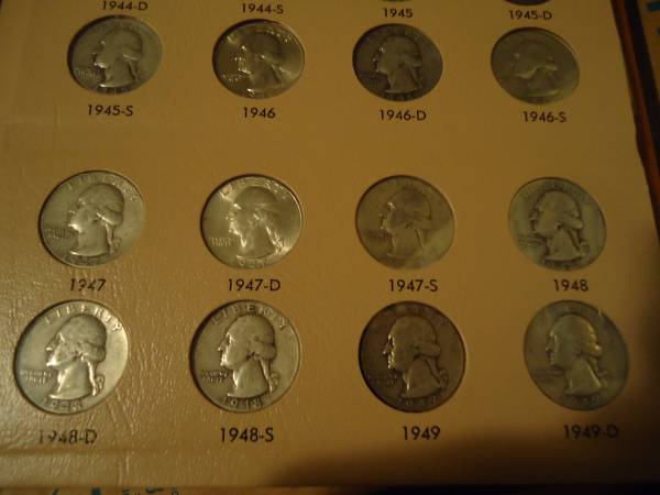 Nearly-Complete-Silver-Washington-Quarter-Set--How-Much-Would-You-Pay?