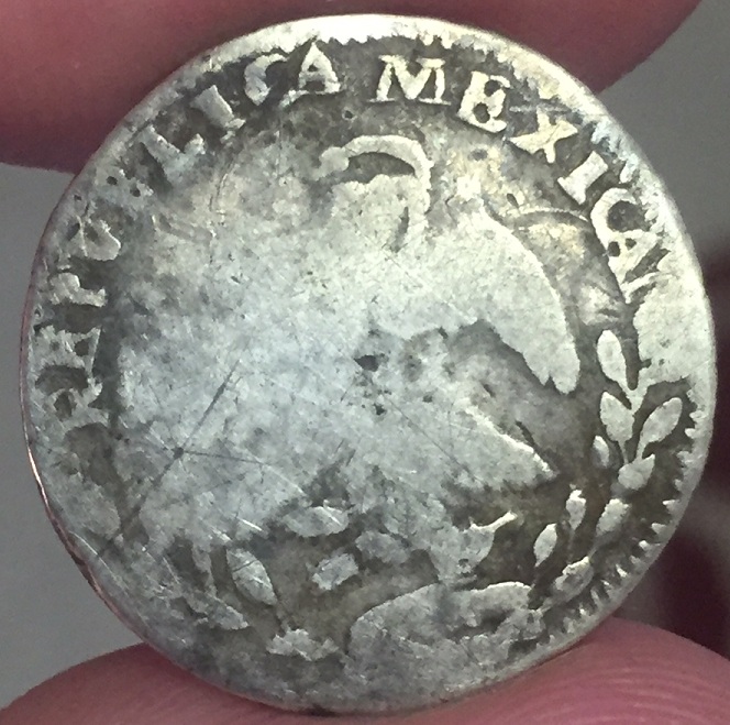 Unusual-Contemporary-Counterfeit-Mexico-Cap-&-Rays-1-Real