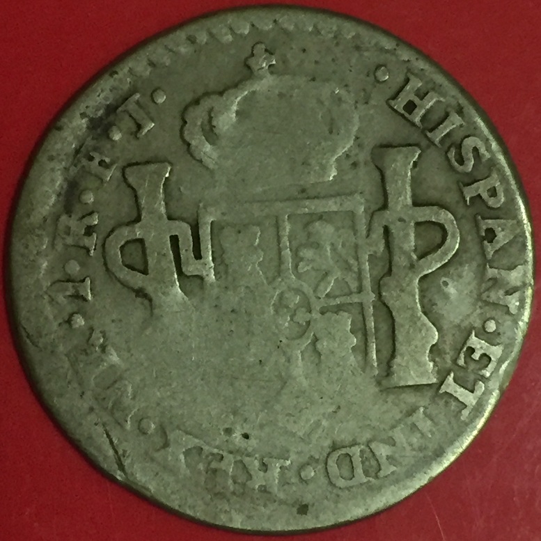 Another-Contemporary-Counterfeit-1-Real,-Colombia-1809-Nr-Fj