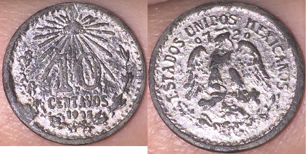 A-Diminutive-Contemporary-Counterfeit---1935-Mexico-10-Centavos
