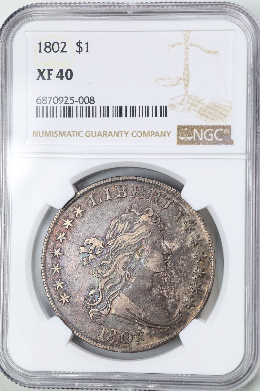 1802 $1 Draped Bust Dollar, Close Date BB-241, B-6 - Coin Community Forum