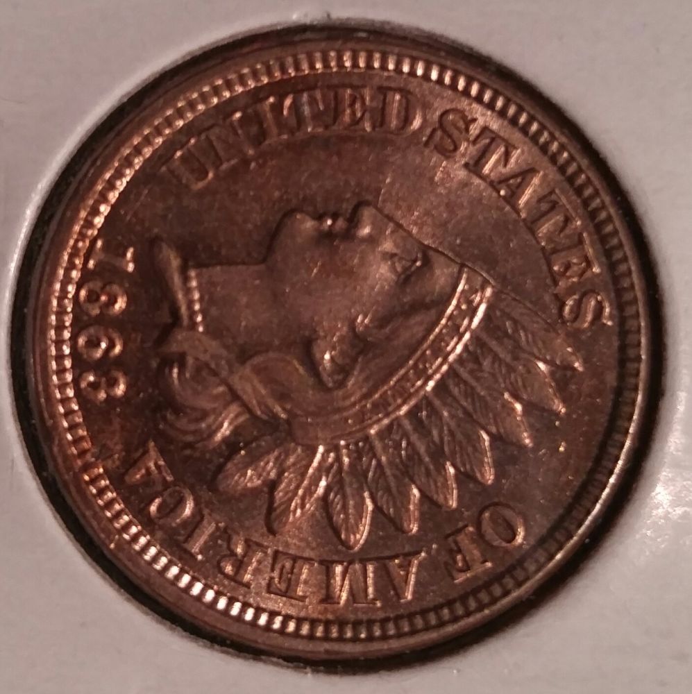 1863-Indian-Head-Cent---Grade-And-Value-If-Impaired-Please