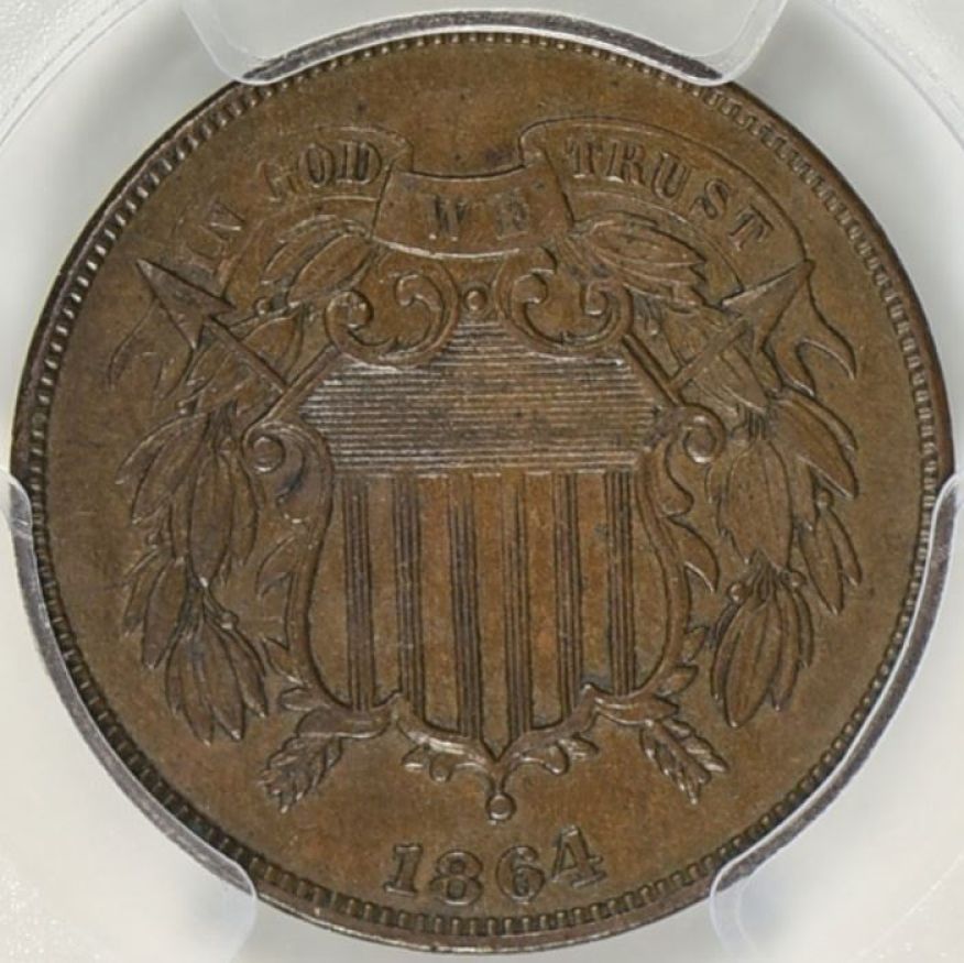 1864-Two-Cent-Copper