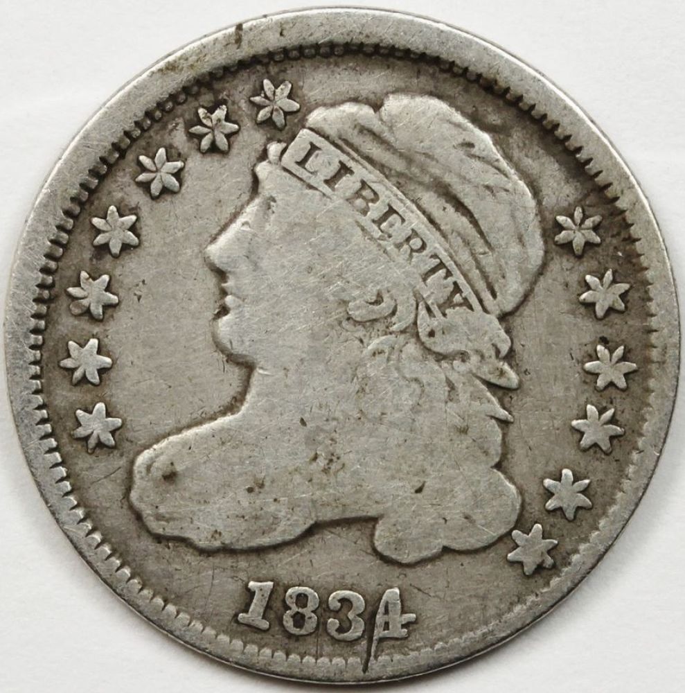 1834-Capped-Bust-Dime