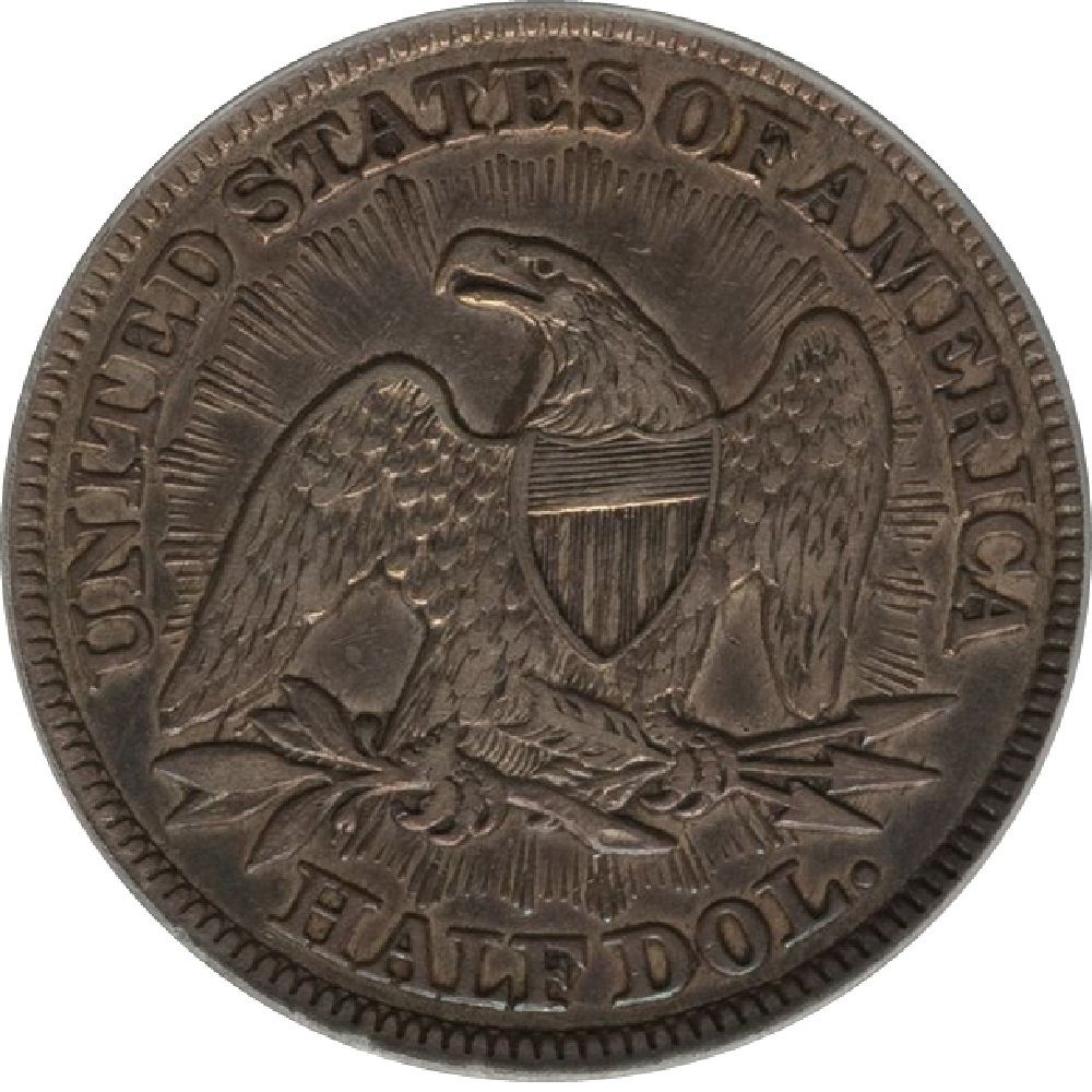 1853-Seated-Liberty-Half-Dollar---Arrows-And-Rays