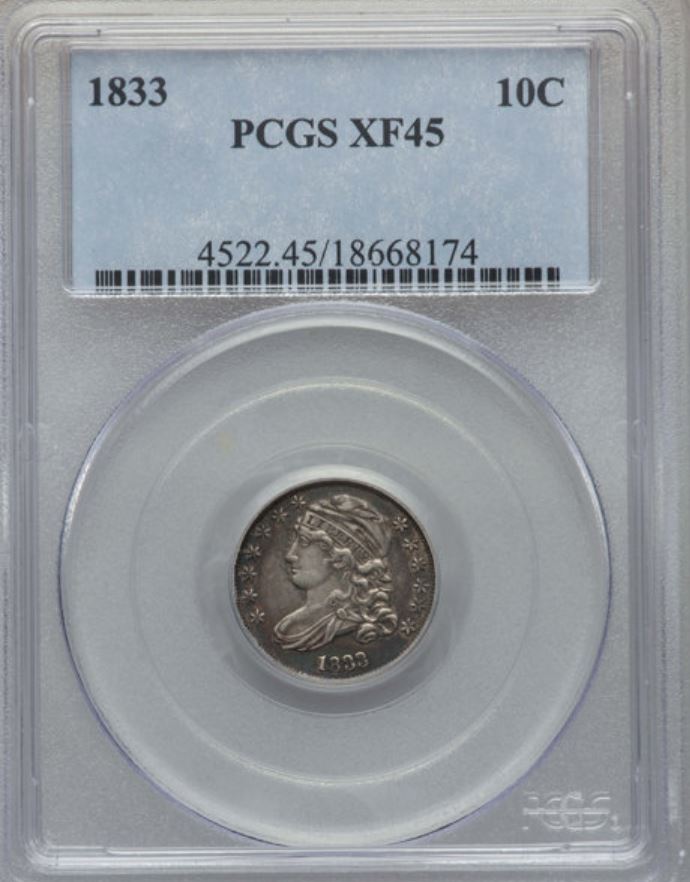 1833-Capped-Bust-Dime