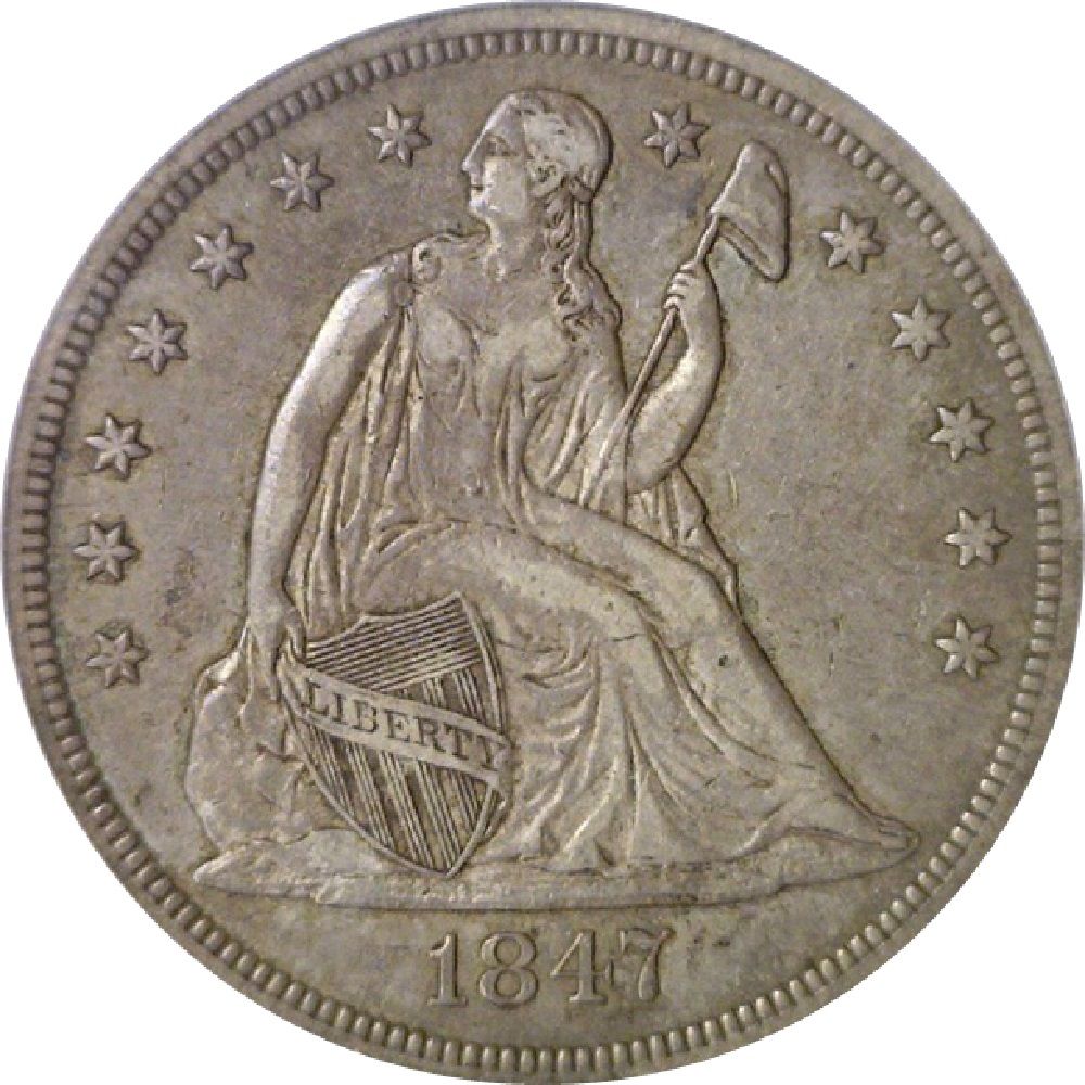 1847-Seated-Liberty-Dollar