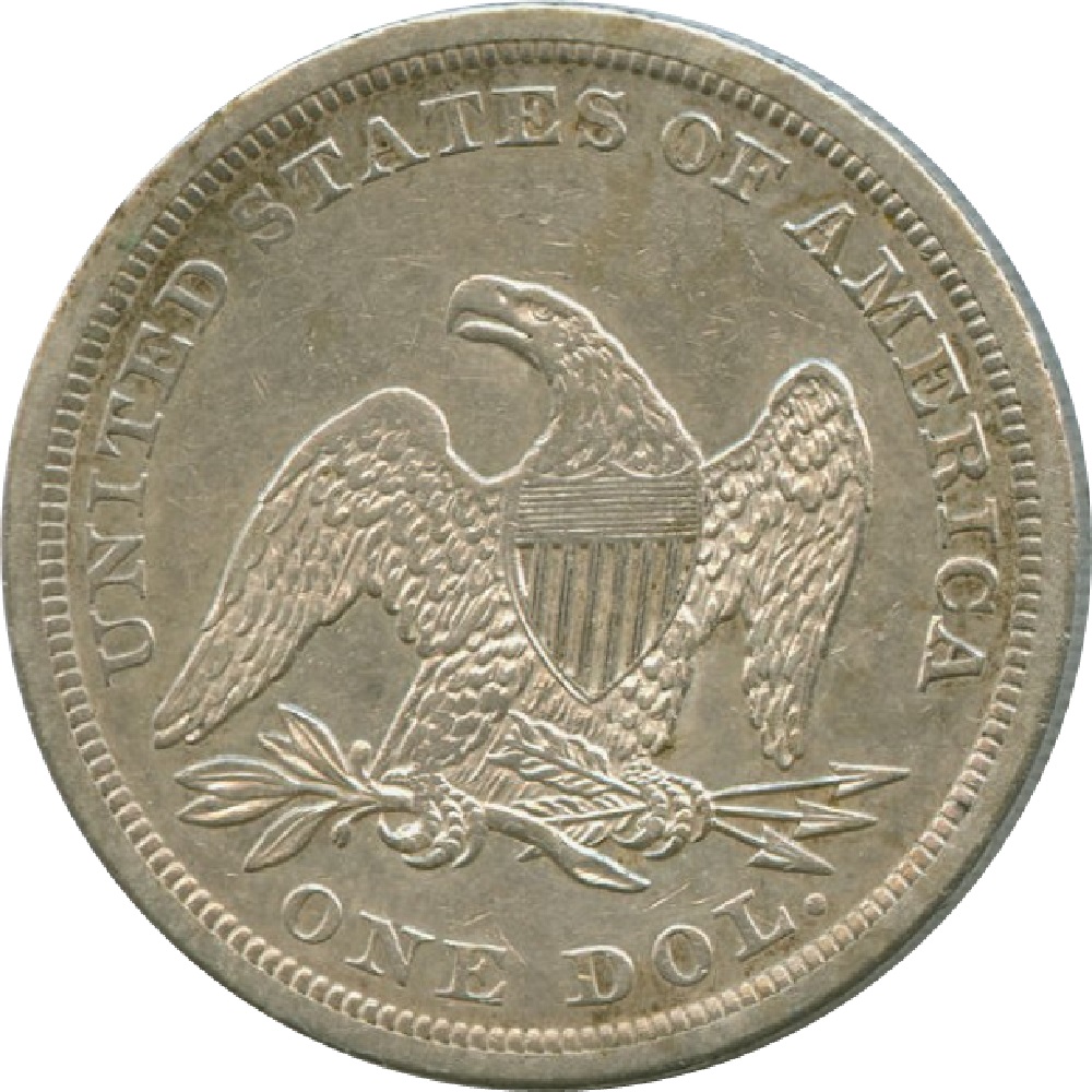 1842-Seated-Liberty-Dollar---Purchased-Fr-CCF-Member