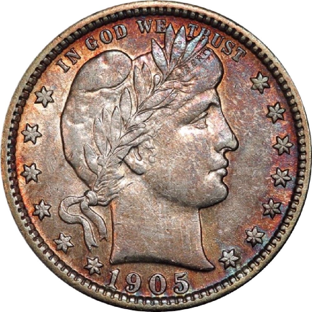 1905-Raw-Toned-Barber-Quarter
