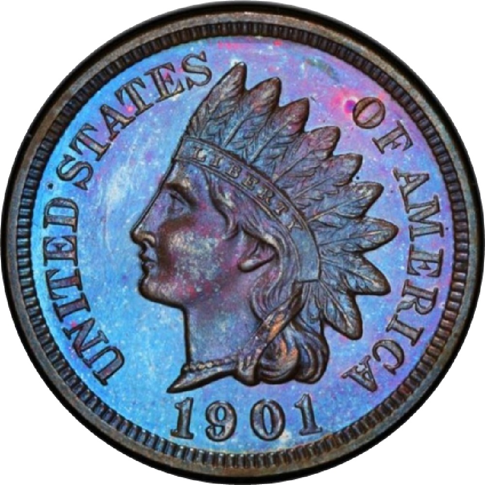 1901-Indian-Head-Cent---Toned