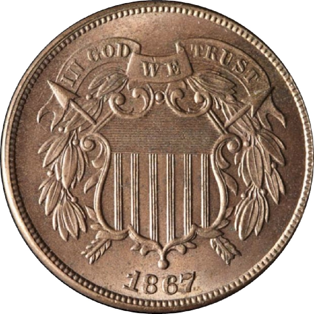 1867-Two-Cent-Copper