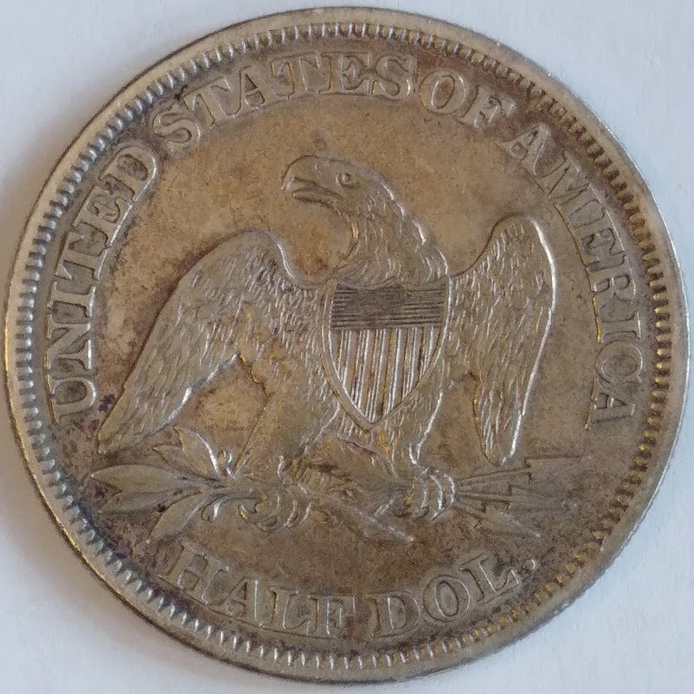 Common-Civil-War-Date-1861-Liberty-Seated-Half-Dollar