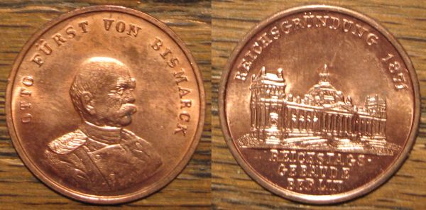 Bismarck-Reichstag-Token