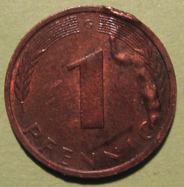 German-1971g-1-Pfennig-Cud-Or-?