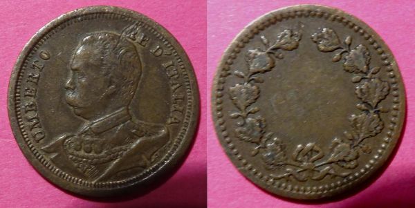 Italy---Umberto-Copper-Token