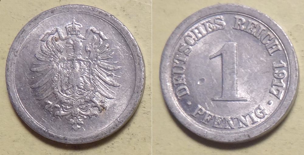 Germany-1916-1-Pfennig---No-Mintmark