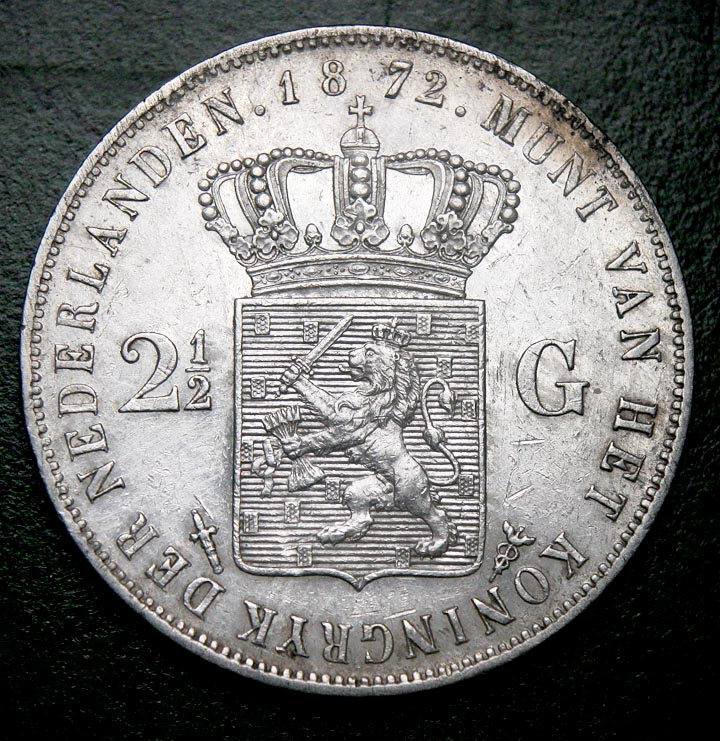 1872-Netherlands-Silver-Gulden