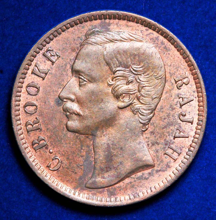 Sarawak-Cent-1870---Grade-/-Value-?