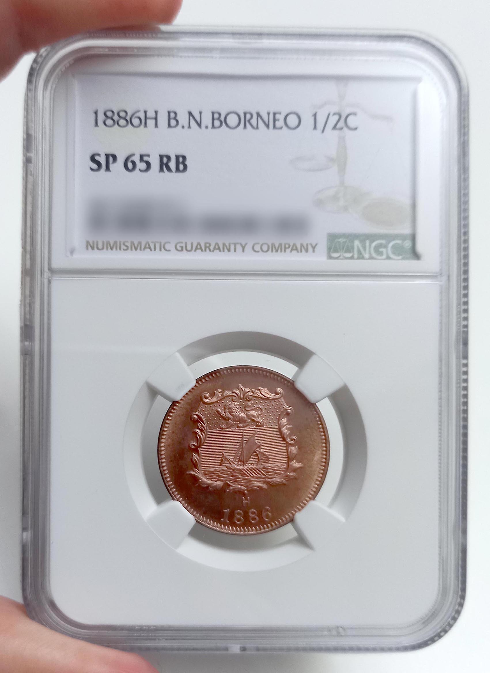 North-Borneo-1/2-Cent-1886---Proof-?