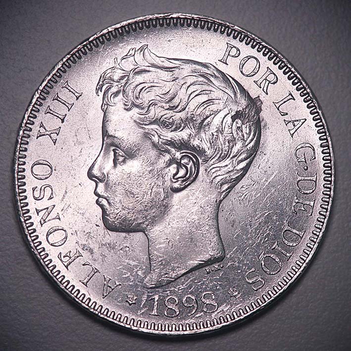 Spain-Silver-Coin---Bad-Damage-Or-Minting-Error?