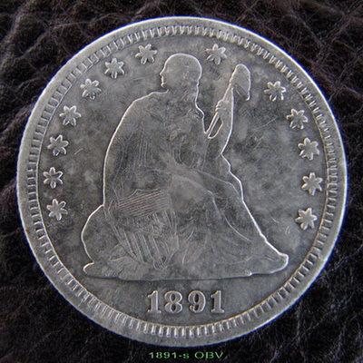 Metal-Detected-1891-S-Seated-Liberty-Quarter