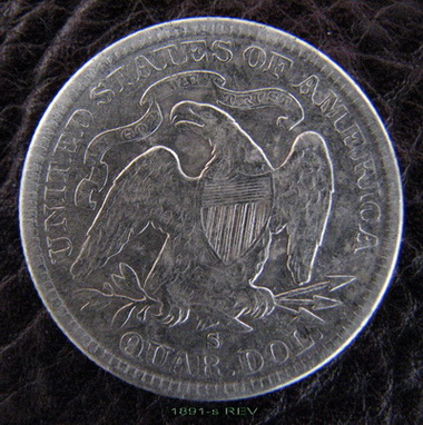 Metal-Detected-1891-S-Seated-Liberty-Quarter