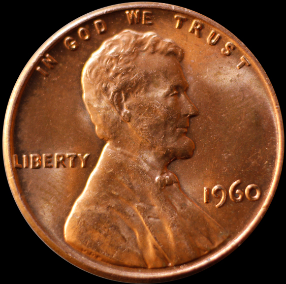 1960 Lincoln Memorial Cent / LMC P Doubled Die Obverse / DDO Small Date ...