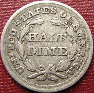 1854-Half-Dime