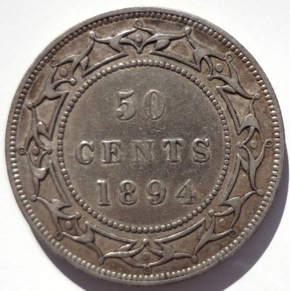 1894-Newfoundland-50-Cents