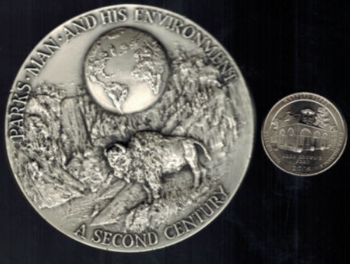 2.5-In.-6.2-Oz.-High-Relief-Yellowstone-Maco-.999-Silver-Medal