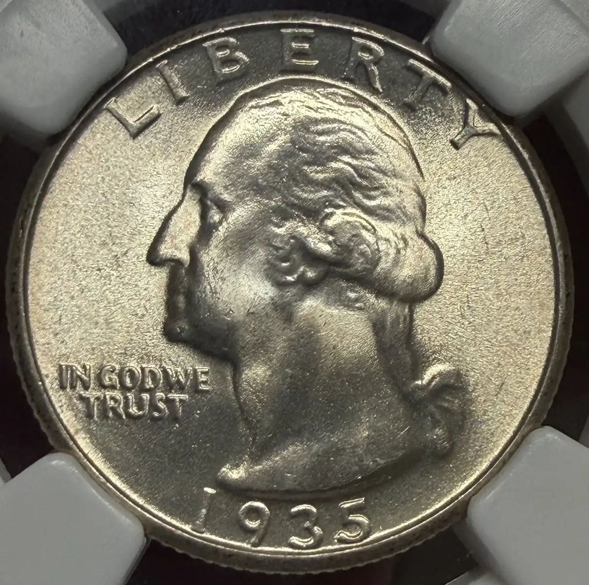 1935-Washington-Quarter---Die-Crack,-Polishing,-And-A-Clash?