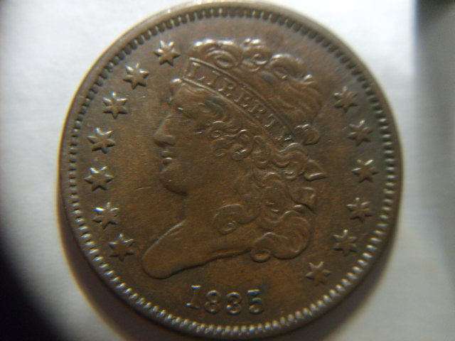 1835-Half-Cent
