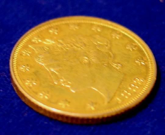 1883-Golden-Colored-V-Nickle-Fake-Or-Real?